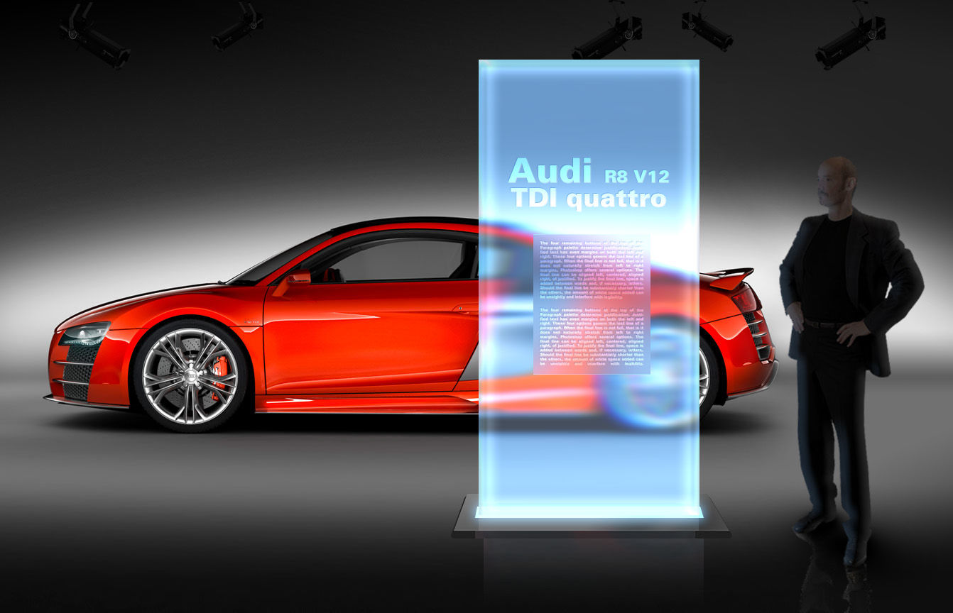 עיצוב תערוכות - רכבים Audi